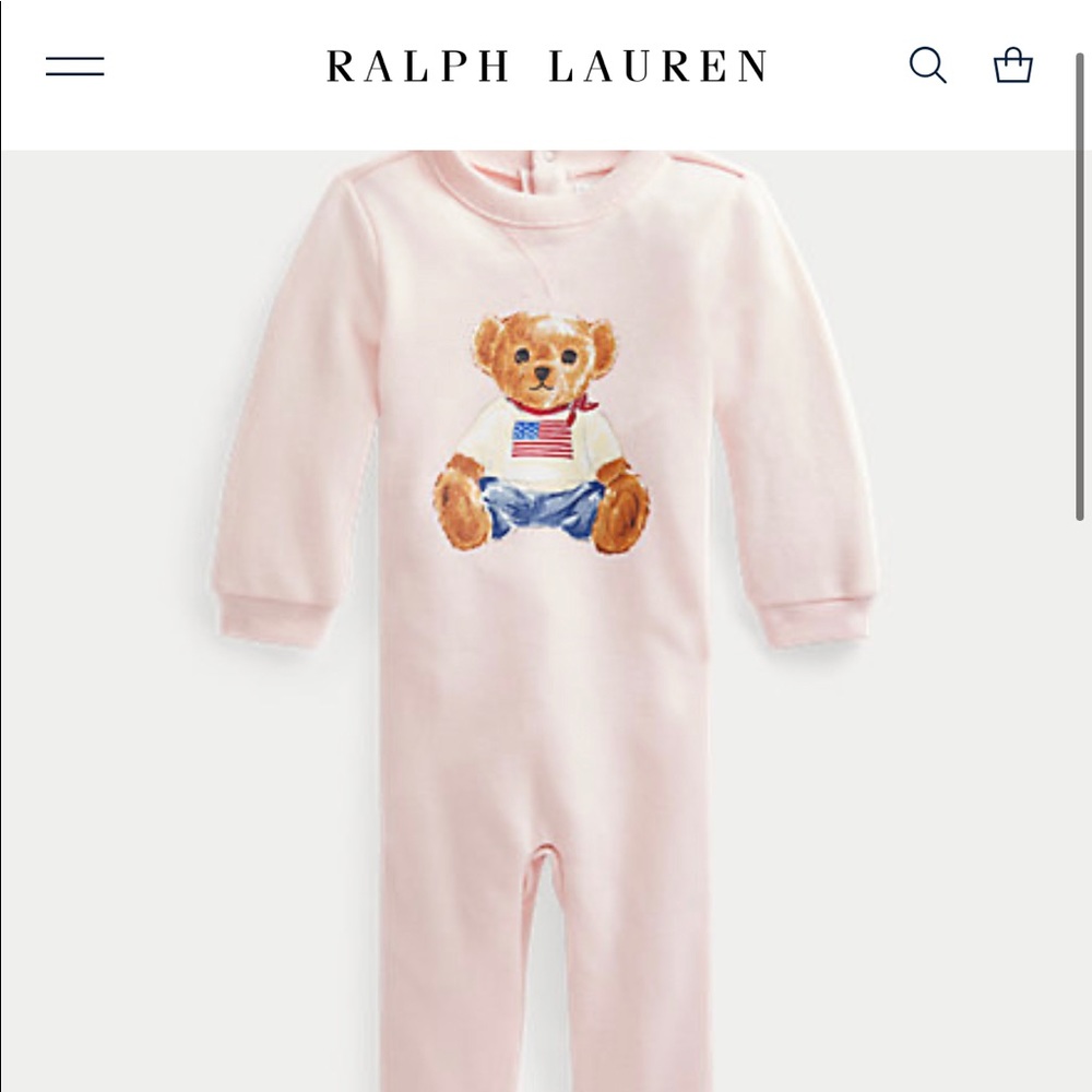 Ralph Lauren Polo Bear Fleece Coverall